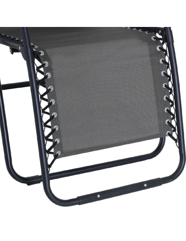 485323 Chaise-longue inclinable GRIGIO EVERTOP...