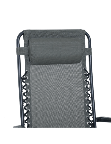 485323 Chaise-longue inclinable GRIGIO EVERTOP...