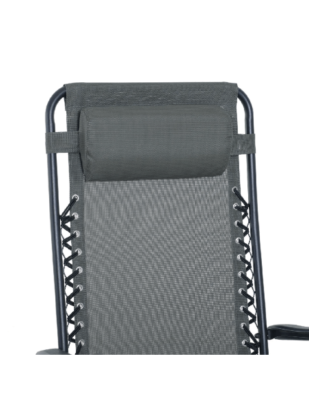 485323 Chaise-longue inclinable GRIGIO EVERTOP GRAVITà ZERO