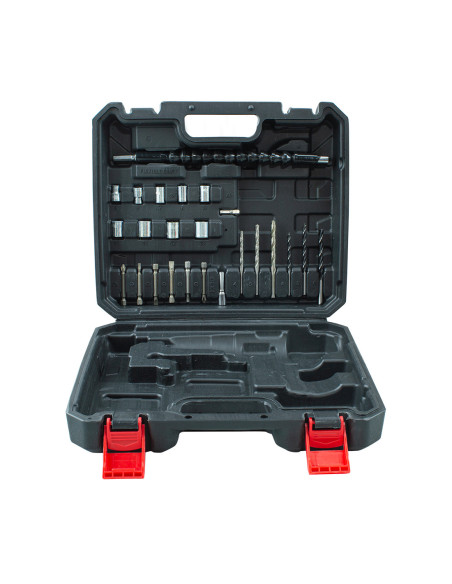 Perceuse-visseuse sans fil à double batterie 12 V avec étui et accessoires