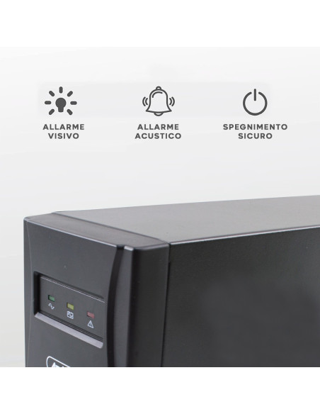 Générateur Q-UP1100 d'alimentation sans coupure UPS hors ligne 1000VA