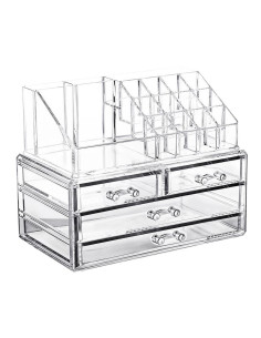 Organisateur maquillage transparent 20 emplacements...