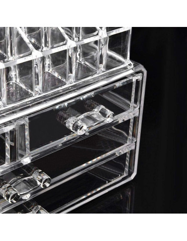 Organisateur maquillage transparent 20...