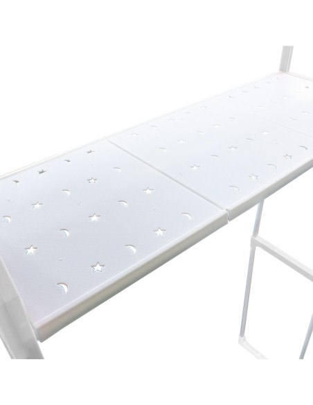 Étagère machine à laver organisateur étagères économiseur d'espace 67x23x151cm