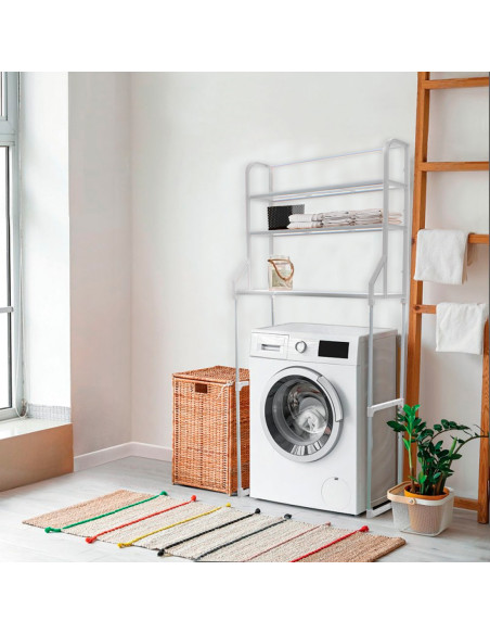 Étagère machine à laver organisateur étagères économiseur d'espace 67x23x151cm