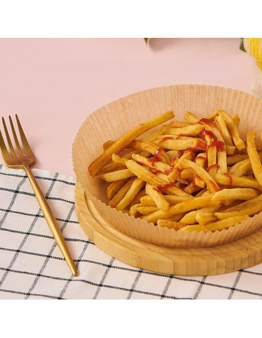 Papier cuisson pour Air Fryer 50 pcs rond 20cm...