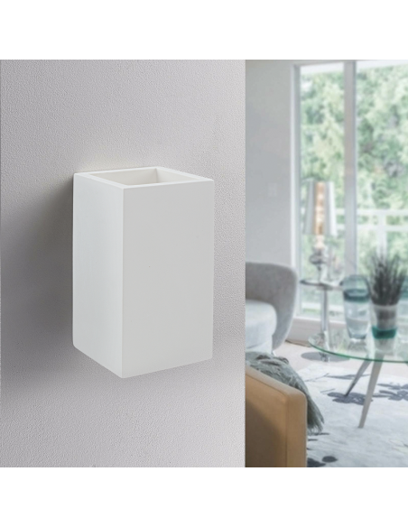 Applique murale en plâtre GS-5032 Montage mural G9 Double émission lumineuse