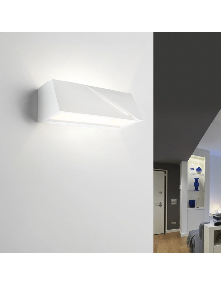 Applique murale en plâtre GS-5045 G9 support mural Double émission lumineuse