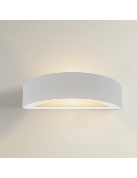 Applique murale en plâtre GS-5035 Montage mural G9 Double émission lumineuse