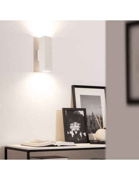 Applique murale en plâtre GS-5038 Montage mural GU10 Double émission lumineuse