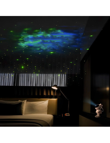 Projecteur LED astronaute étoiles et galaxies...