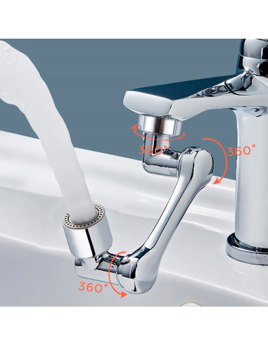 Rallonge de robinet anti-éclaboussures...