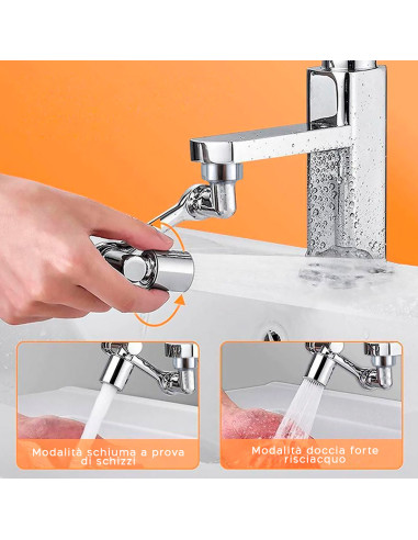 Rallonge de robinet anti-éclaboussures...