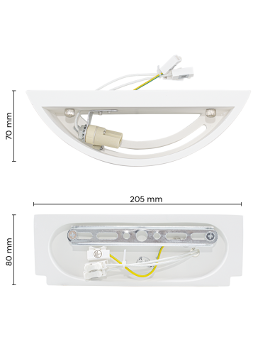 Applique murale en plâtre GS-5040 Applique...