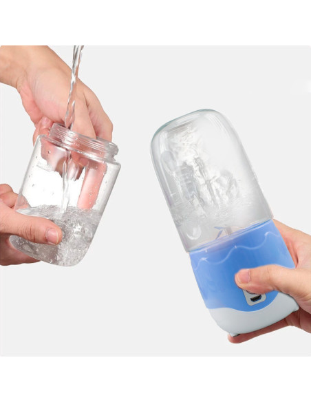 Extracteur presse-agrumes électrique mini mélangeur portable rechargeable 400ml