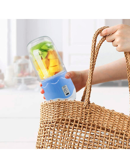 Extracteur presse-agrumes électrique mini mélangeur portable rechargeable 400ml