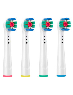 4 têtes compatibles avec la brosse à dents électrique...