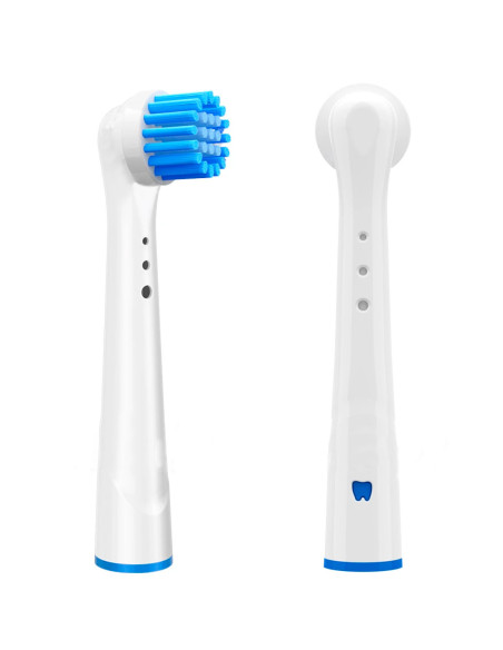 4 têtes de rechange compatibles brosse à dents électrique à poils souples