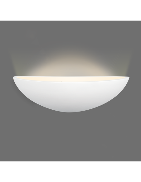 Applique murale LED en plâtre GS-5036 Design mural à peindre E27 Attack