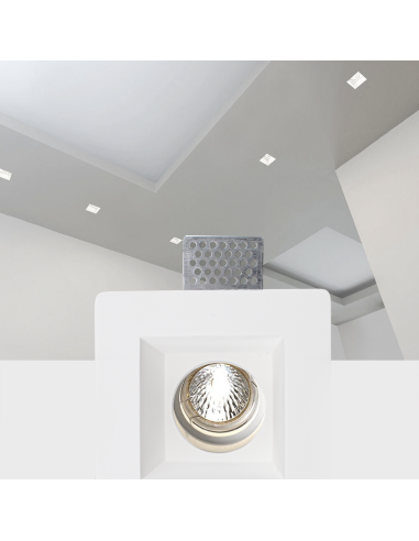 Douille en plâtre rétractable GS-5006 Blanc...