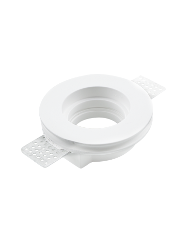 Douille en plâtre rétractable GS-5009 Round White Encastré GU10 Attack