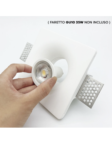 Douille en plâtre rétractable GS-5011 Square...