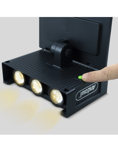 Lampe murale 6 LED avec panneau solaire 7W...