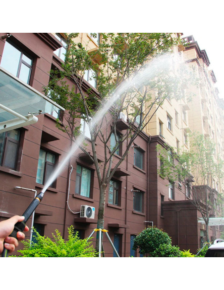 Buse pour tuyau d'arrosage Pistolet de lavage pulvérisateur d'eau à jet de métal