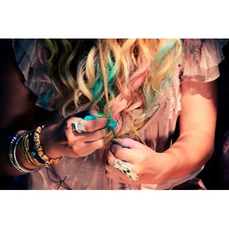 24 craie pastel teinture capillaire (non toxique)