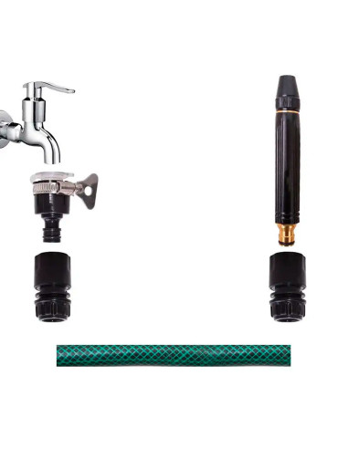 Buse pour tuyau d'arrosage Pistolet de lavage...