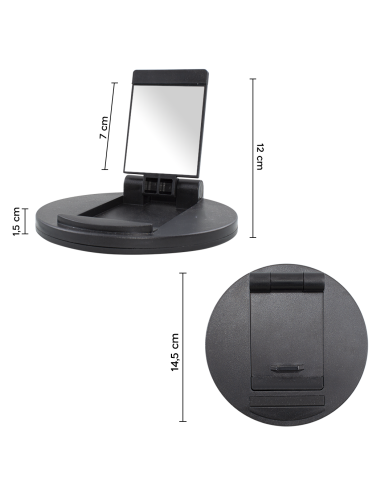 Support de table pliante téléphone portable miroir de voyage téléphone Tablet