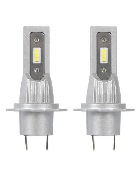 Lot de 2 ampoules LED M9 H7 pour voiture et moto, 1500LM 16W, lumière blanche