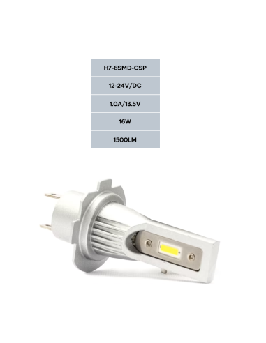 Lot de 2 ampoules LED M9 H7 pour voiture et...