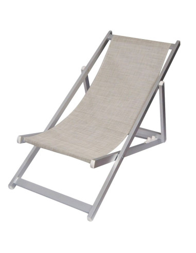 transat pliant 3 positions aluminium modèle...