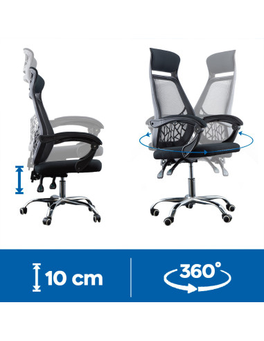 Chaise bureau LEONARDO Fauteuil de direction...