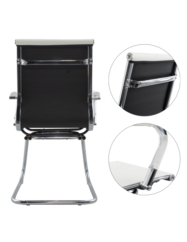 Pack de 2 chaises de salon ou de bureau ISAAC...