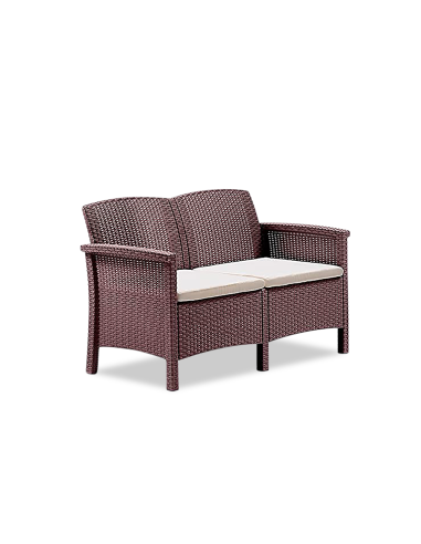 Ensemble de canapé 2 places style Rattan...