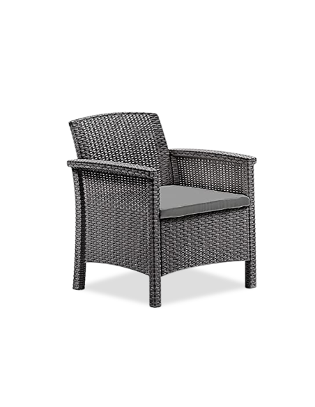 Ensemble de canapé 2 places style Rattan VENEZIA pour salon extérieur