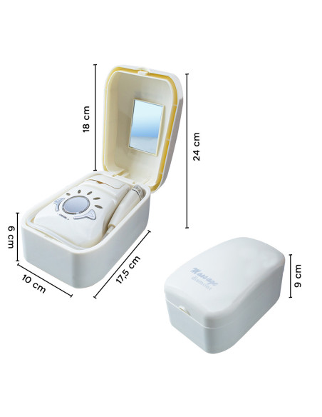 Masseur Facial Électrique Traitement Anti-Rides Massage Diamant 5 Niveaux