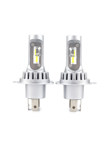 2 ampoules LED M9 H4 pour phares de voiture et de moto 1500LM 16W