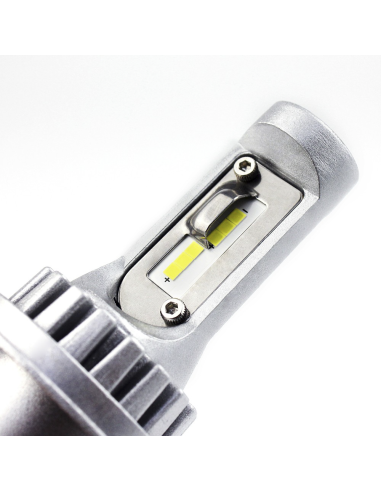 2 ampoules LED M9 H4 pour phares de voiture et...