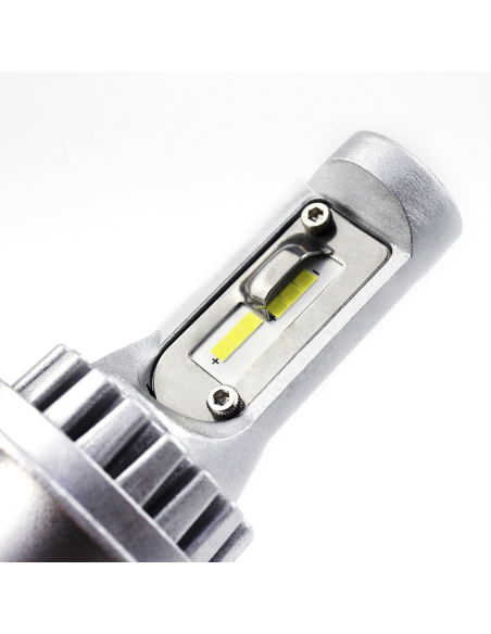 2 ampoules LED M9 H4 pour phares de voiture et de moto 1500LM 16W