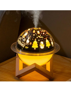 Diffuseur humidificateur Lampe LED Paysage de Noël avec... 2