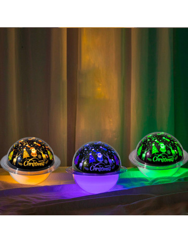 Diffuseur humidificateur Lampe LED Paysage de...