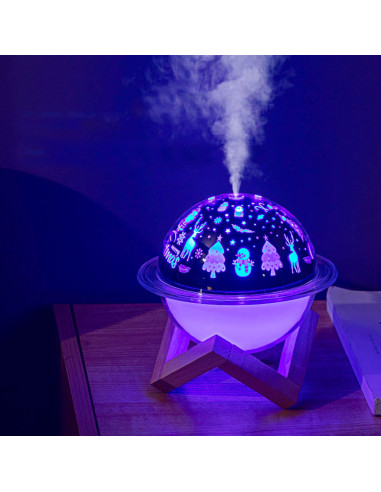 Diffuseur humidificateur Lampe LED Paysage de...