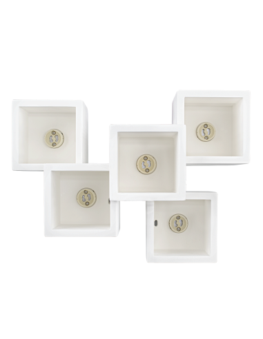 Applique Murale en Plâtre GS-5029 Plafonnier 5...