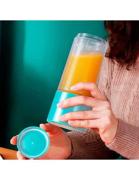 Presse-agrumes portable mini rechargeable Mélangeur de 300 ml