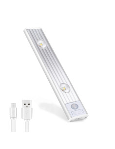 Bande LED magnétique Lumière intelligent 30cm Rechargeable USB Capteur mouvement