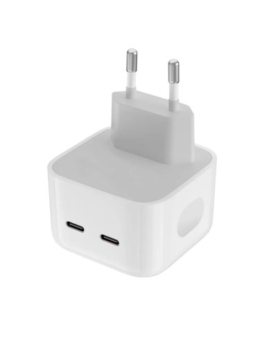 Adaptateur de charge double pour smartphone avec ports USB-C+C de 35W