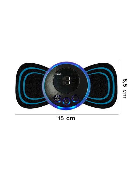 Mini Masseur Cervical Électrique Rechargeable Polyvalent avec 8 Modes